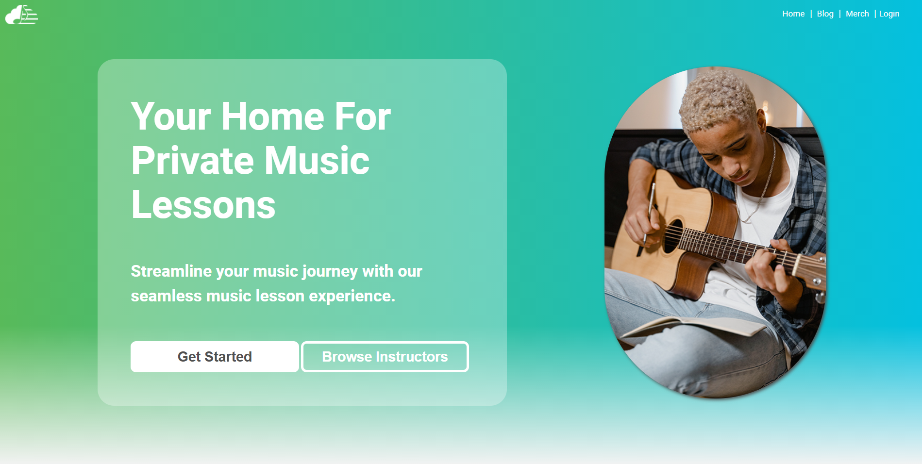 Cloud Music Suite homepage